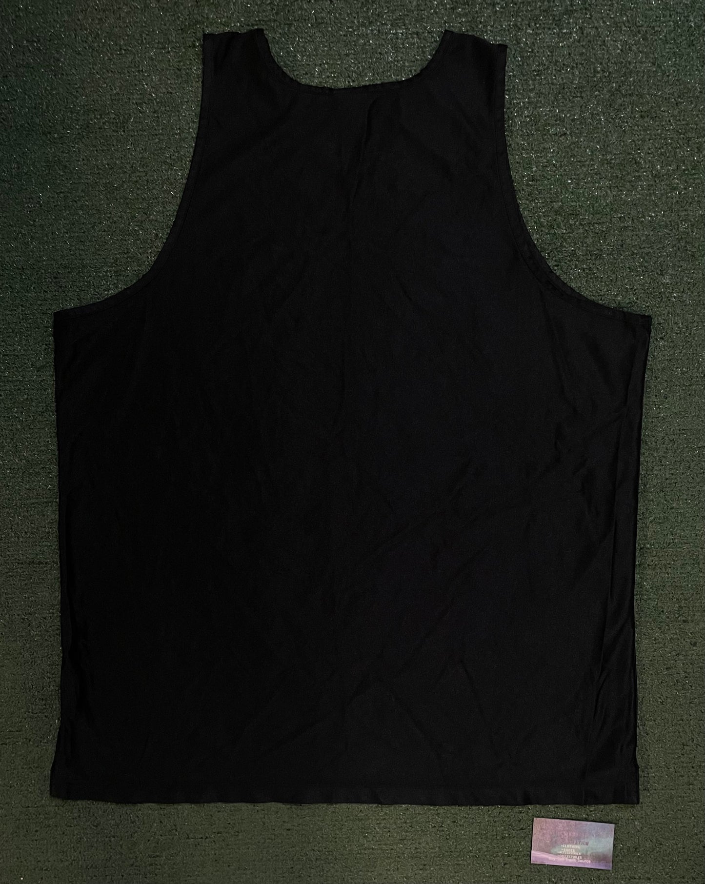 Vintage 1990s Nike center swoosh sleeveless black  tee