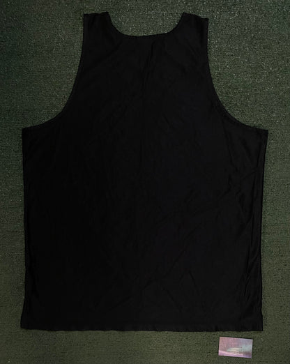 Vintage 1990s Nike center swoosh sleeveless black  tee