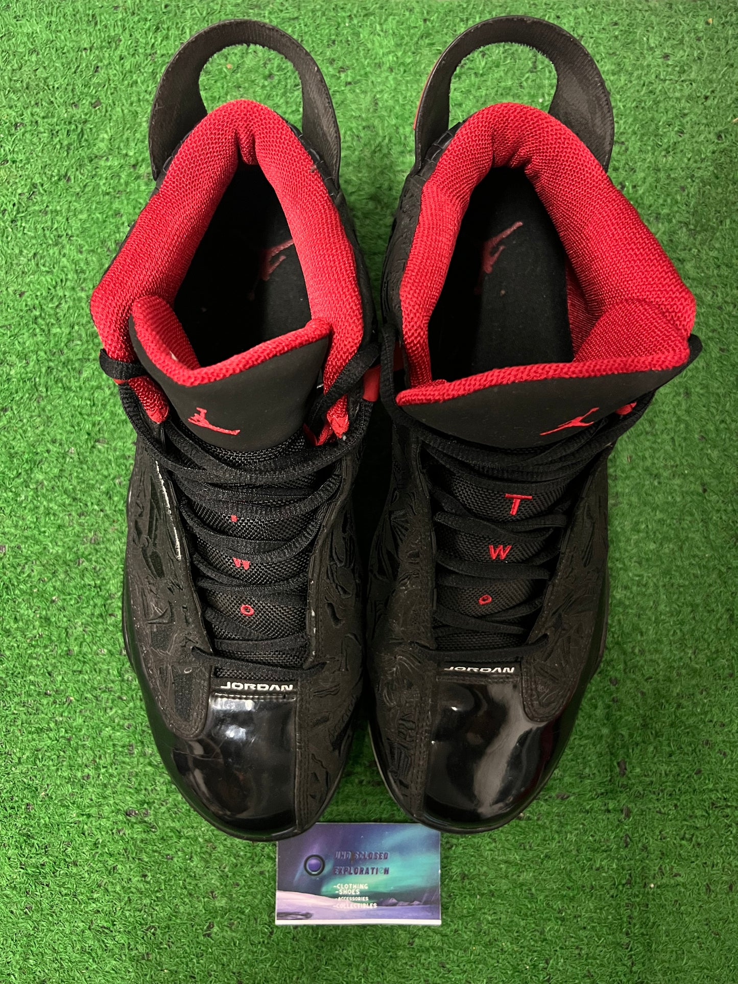 Jordan dub zero varsity red size 13men/14.5women