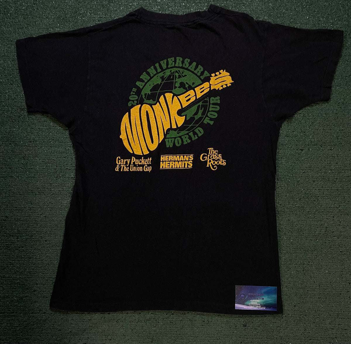 vintage 1986 The Monkees 20th Anniversary Tour tee