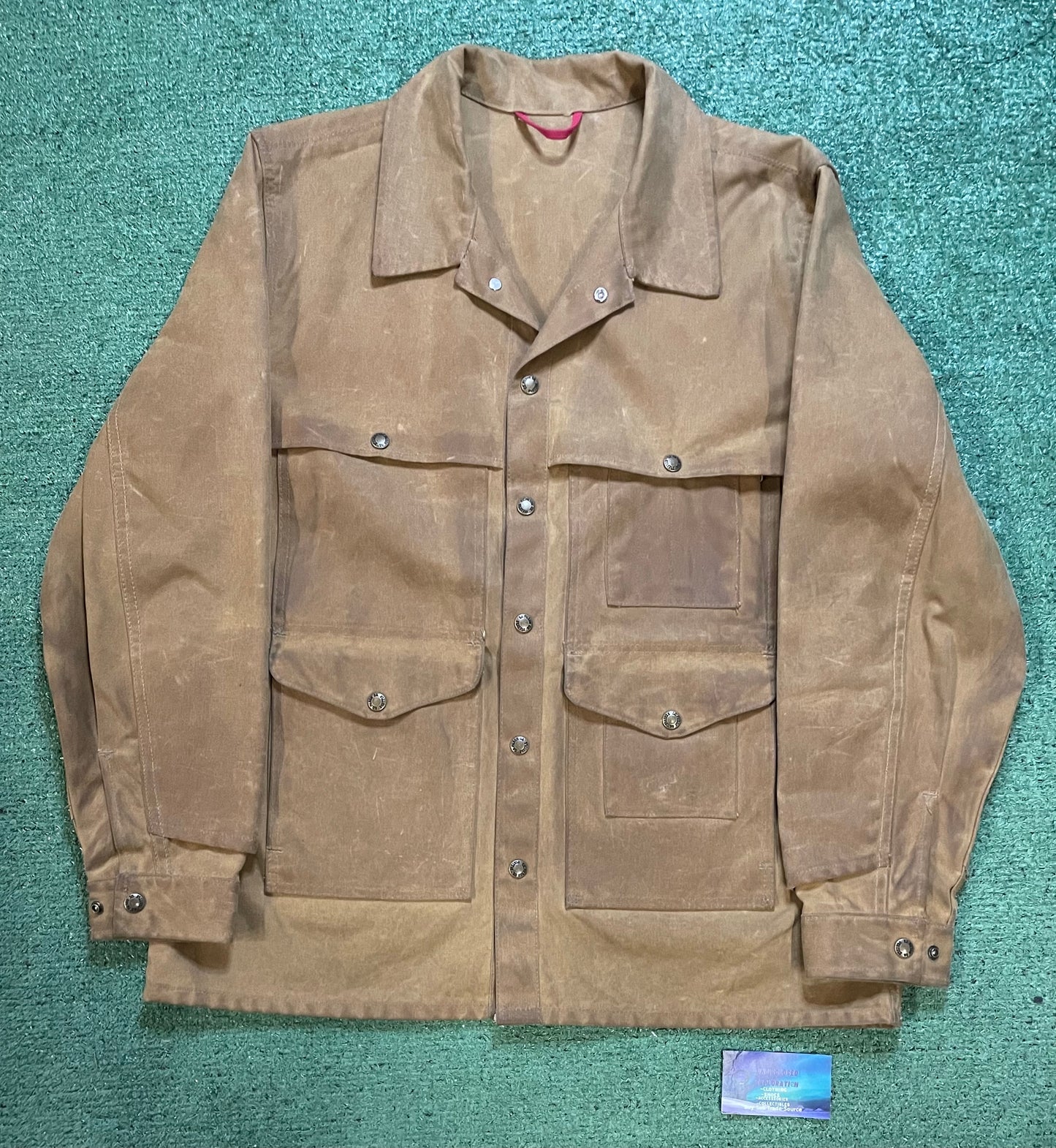 Vintage Filson tin cloth cruiser jacket