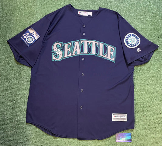 Seattle mariners 40th anniversary patch jersey