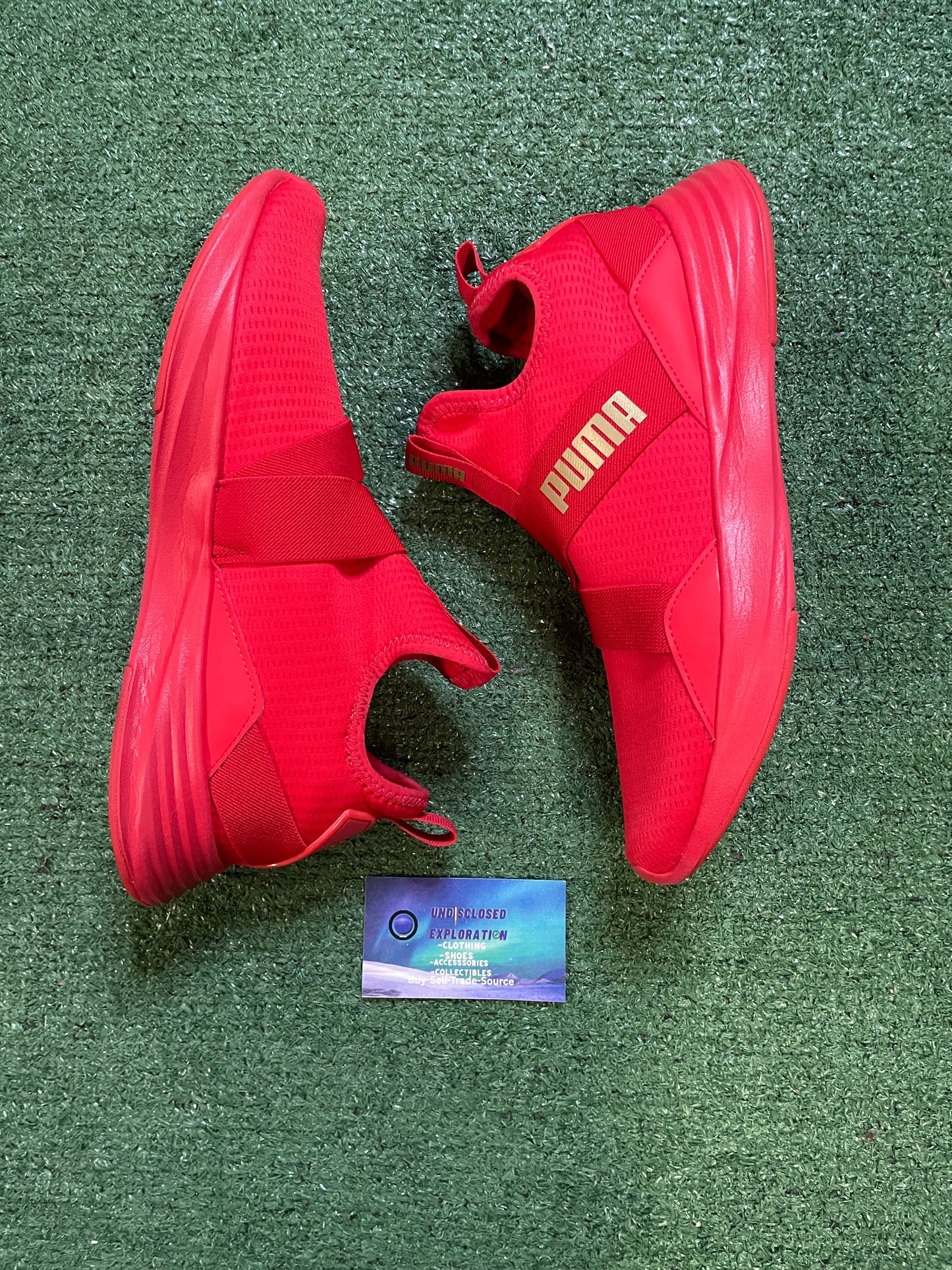 Puma Radiate High risk red 8.5men/10women