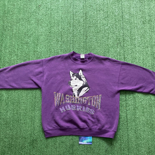 Vintage University of Washington huskies crewneck