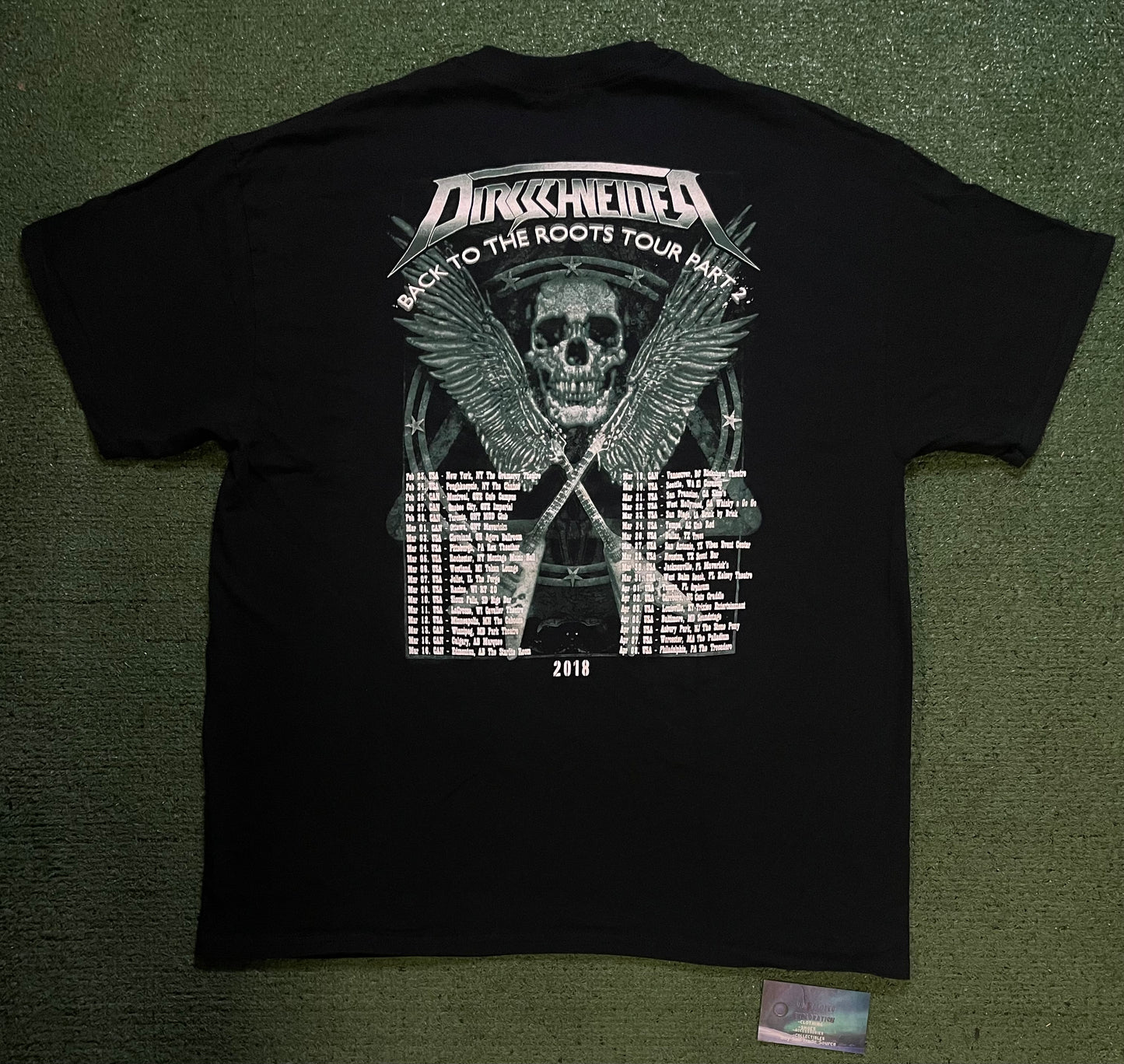 Rock Dirk Schneider Back To The Roots Tour tee