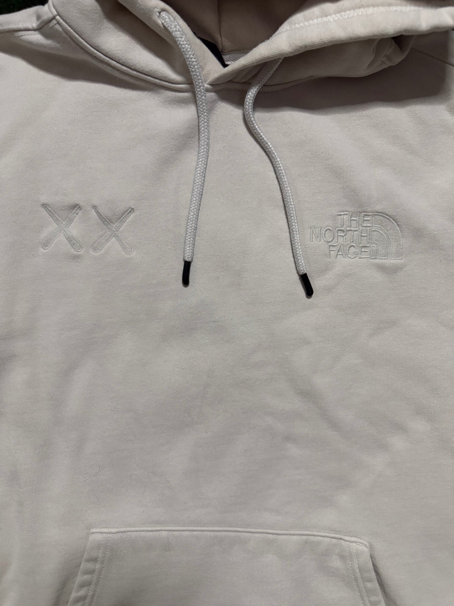North Face Kaws Hoodie Ivory