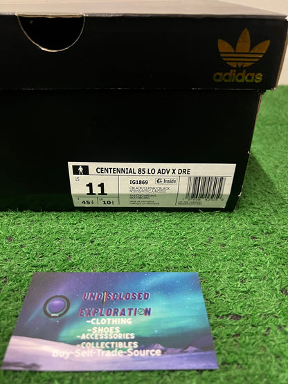 Adidas lil Dre X Centennial 85 low. Adv black clear pink size 11men/12.5women