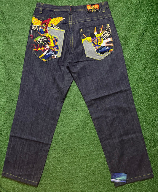 Vintage Miskeen Jeans Comic