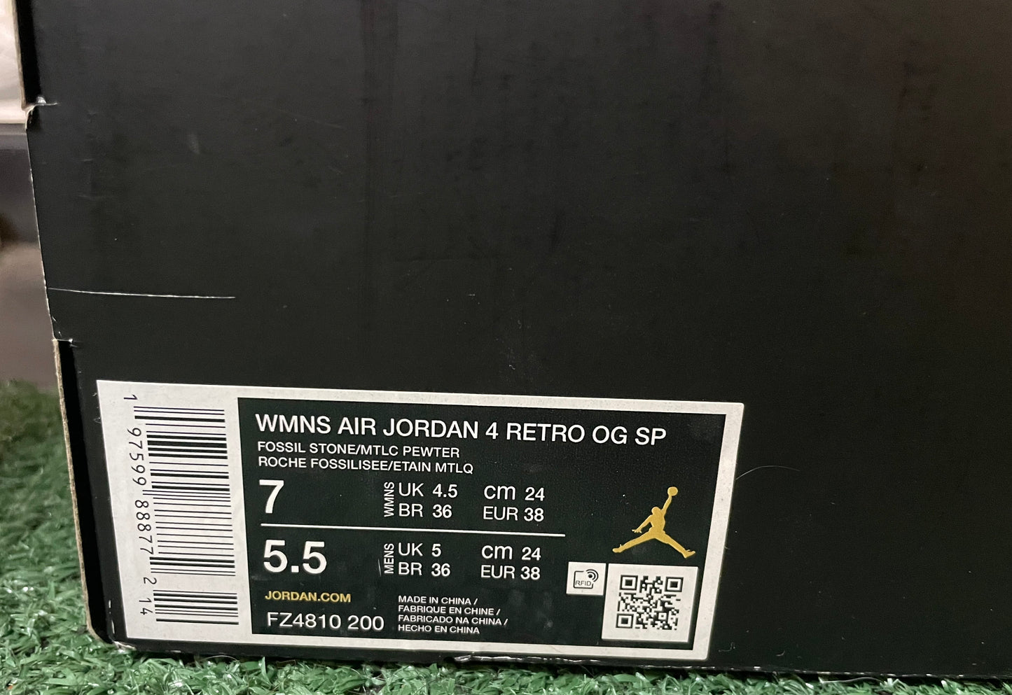 Air Jordan 4 X A ma maniere while you’re sleeping size 5.5men/7women
