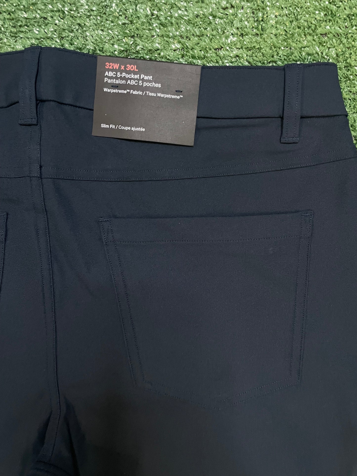 lululemon ABC 5 pocket pant true navy