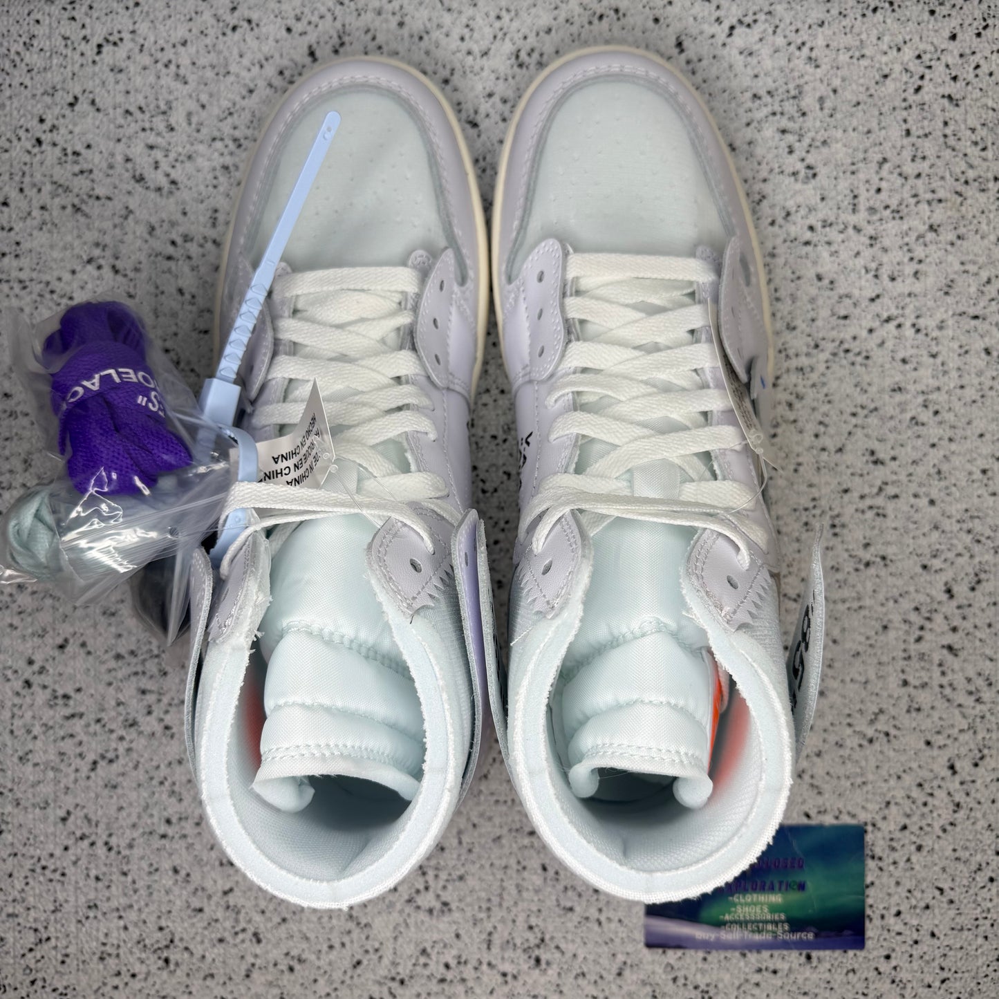 Jordan 1 V.A.A Alaska Off White