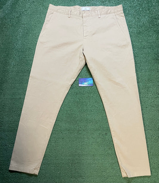 AMI Alexandre Mattiussi beige trousers