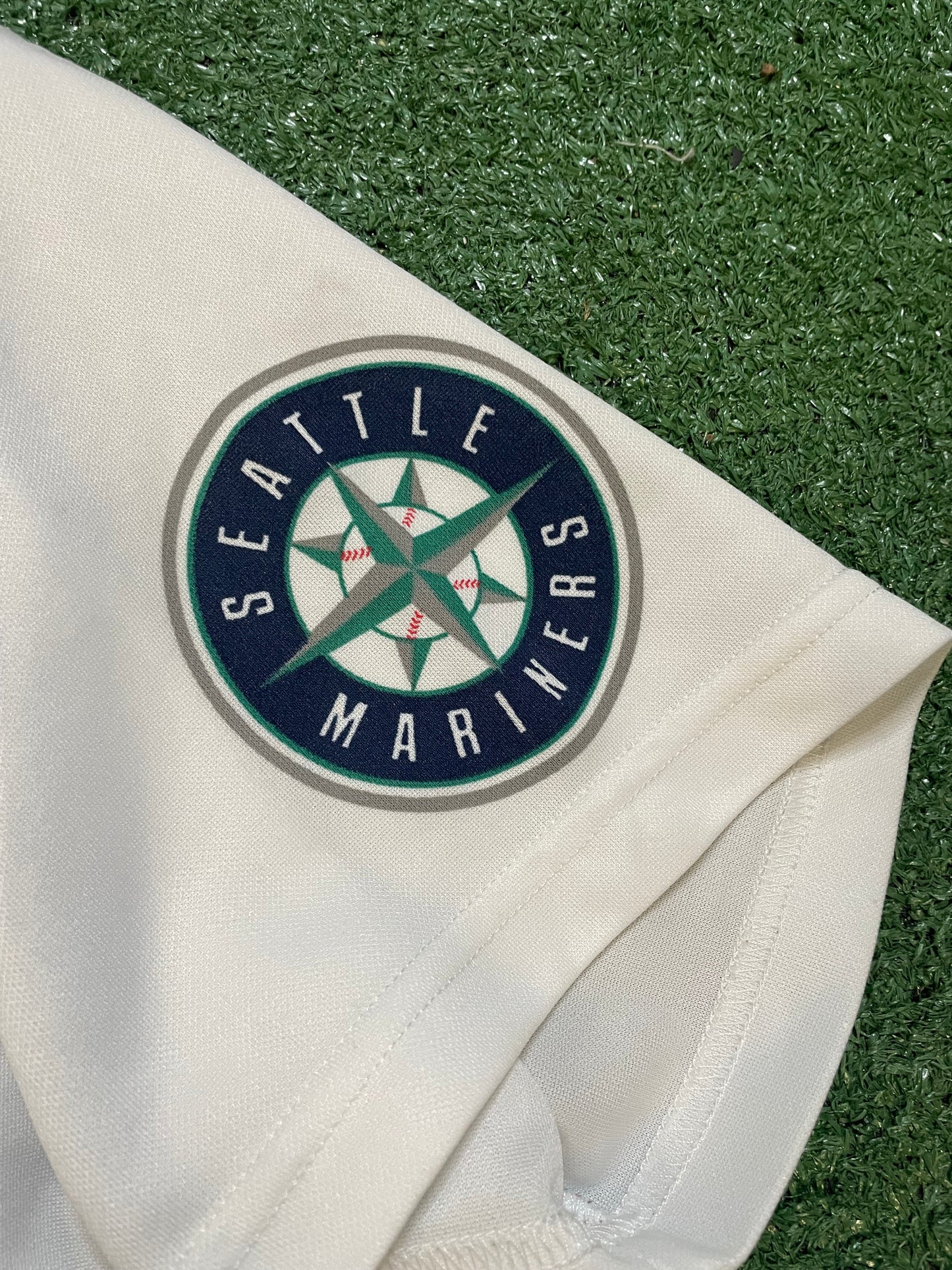 Seattle Mariners Edgar Martinez  #11 white and blue jersey