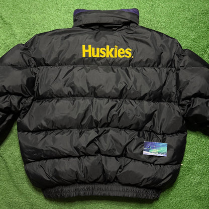 Vintage Washington Huskies Down Jacket