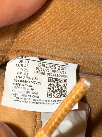 Nike Supreme Air Force 1 Wheat