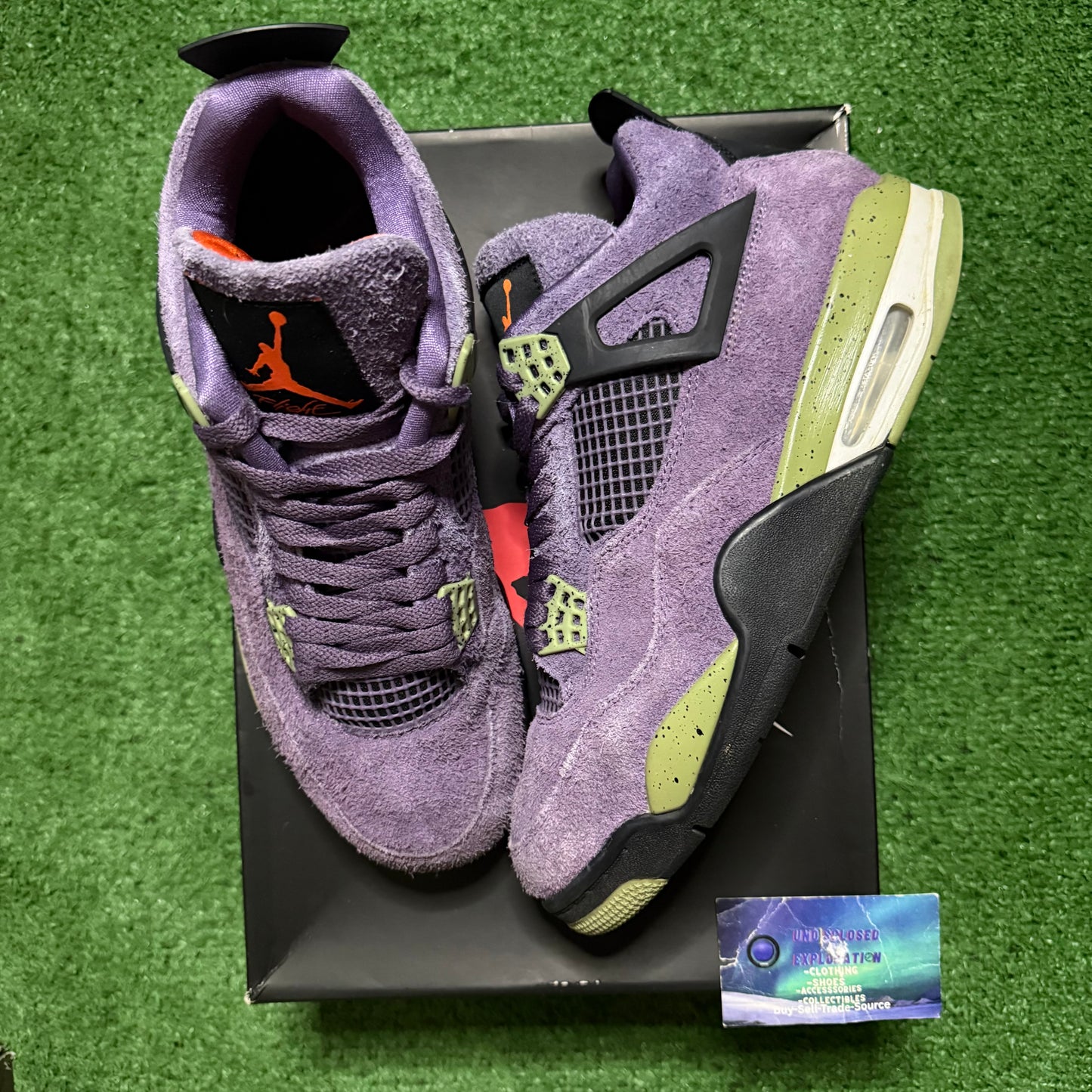 Jordan 4 Purple Canyon 10 Men “Preowned”
