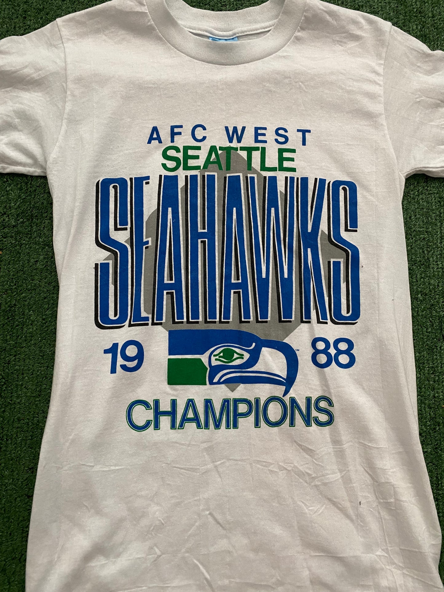 Vintage Seattle Seahawks 1988 AFC Championship Tee