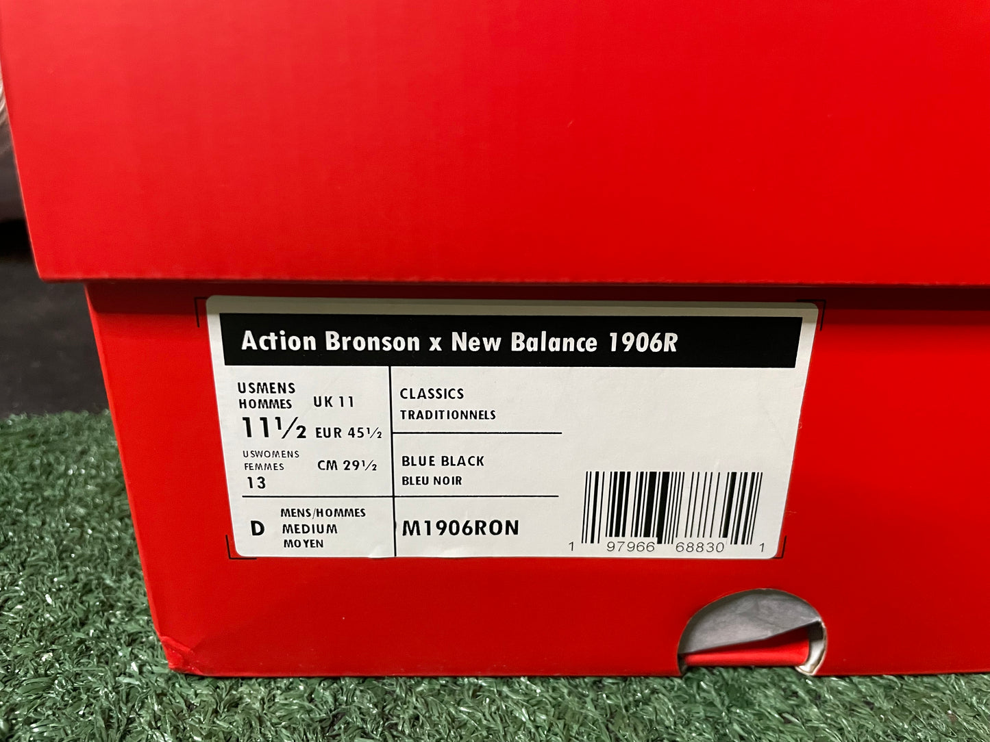 New Balance 1906R action Bronson Medusa Azul 11.5men/13women