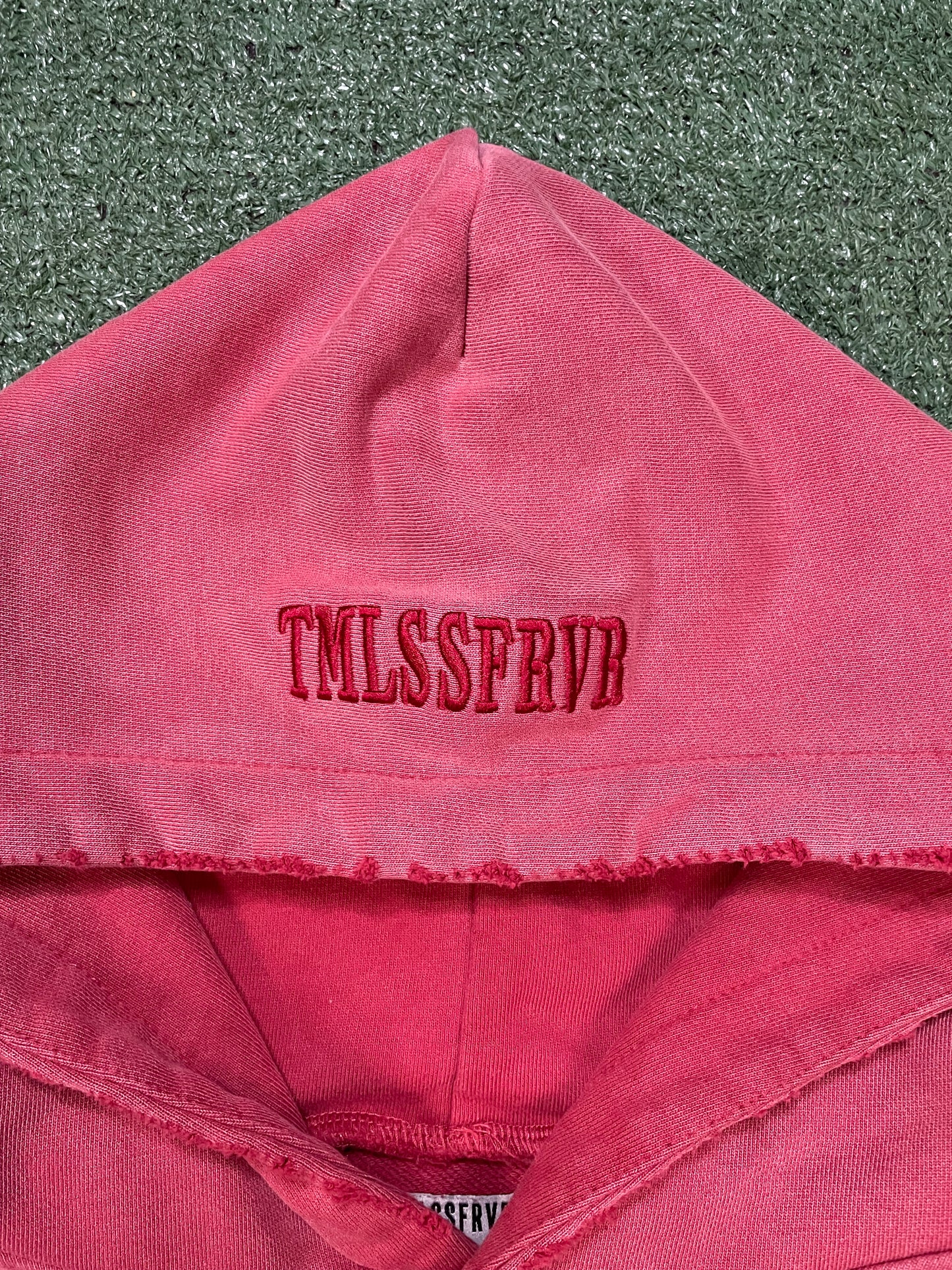 Timeless Forever red washed hoodie