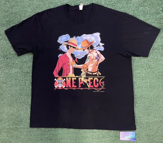 One Piece luffy and Ace anime tee