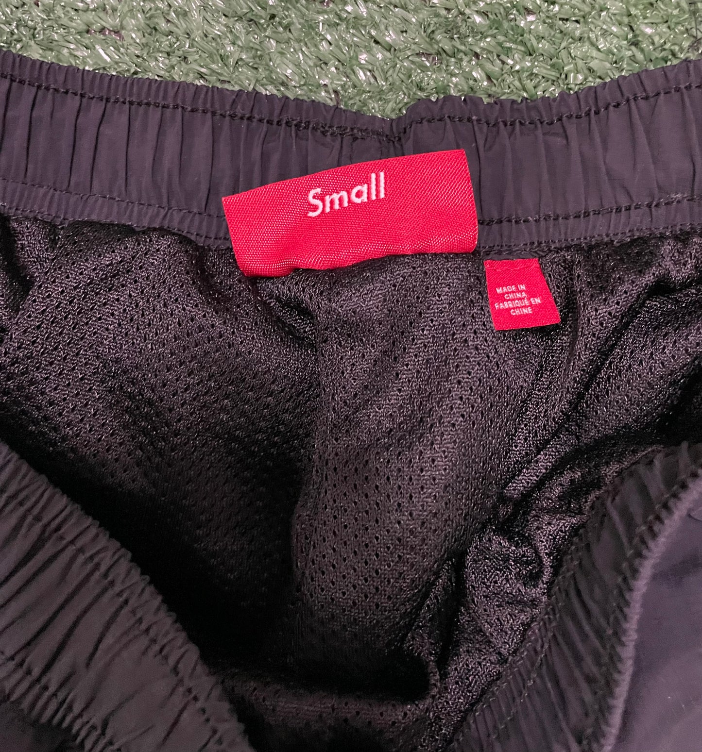 Supreme Logo Piping Track Pant Black