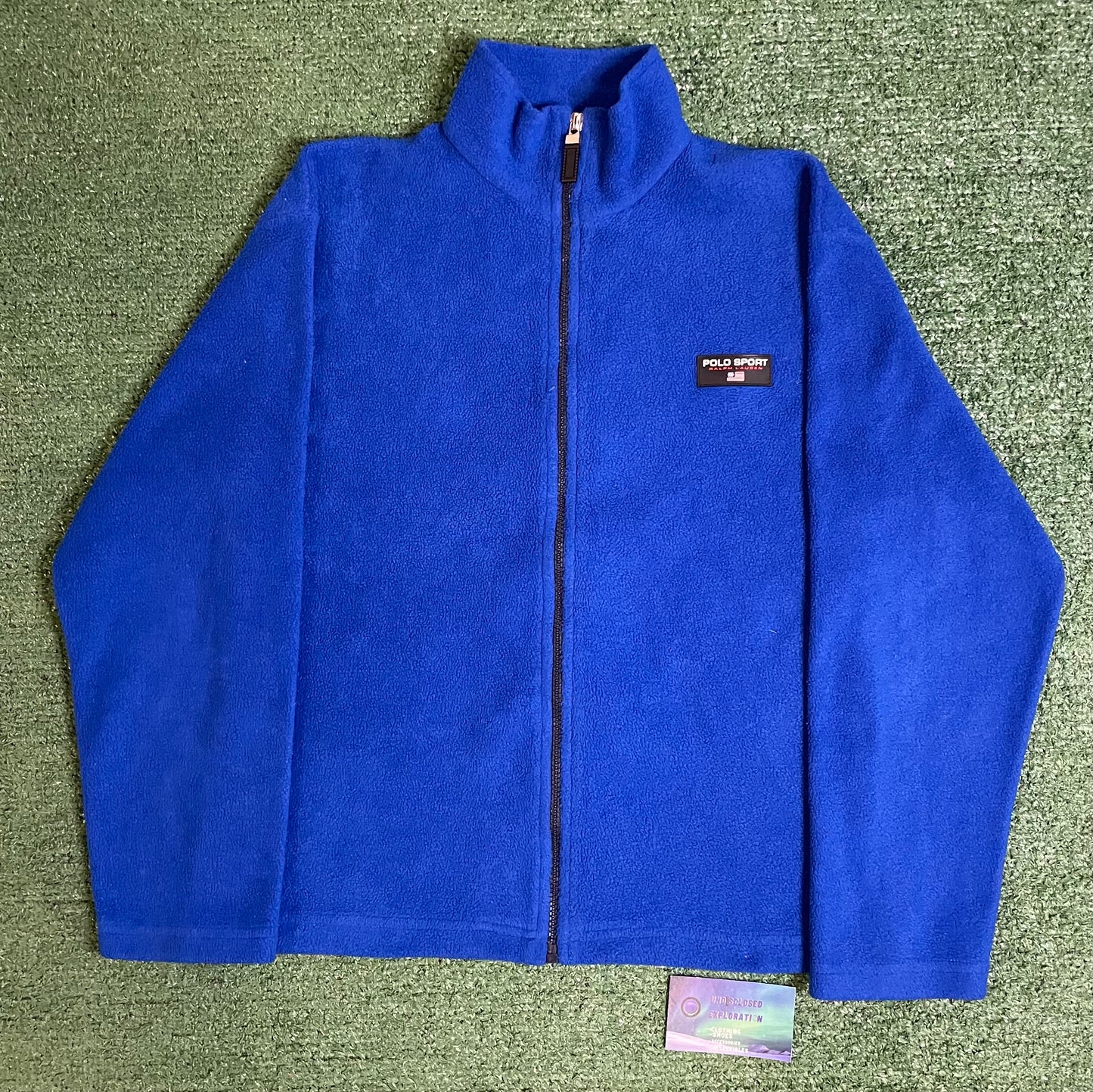 Vintage 1990s polo sport Ralph Lauren fleece blue