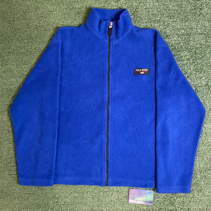 Vintage 1990s polo sport Ralph Lauren fleece blue