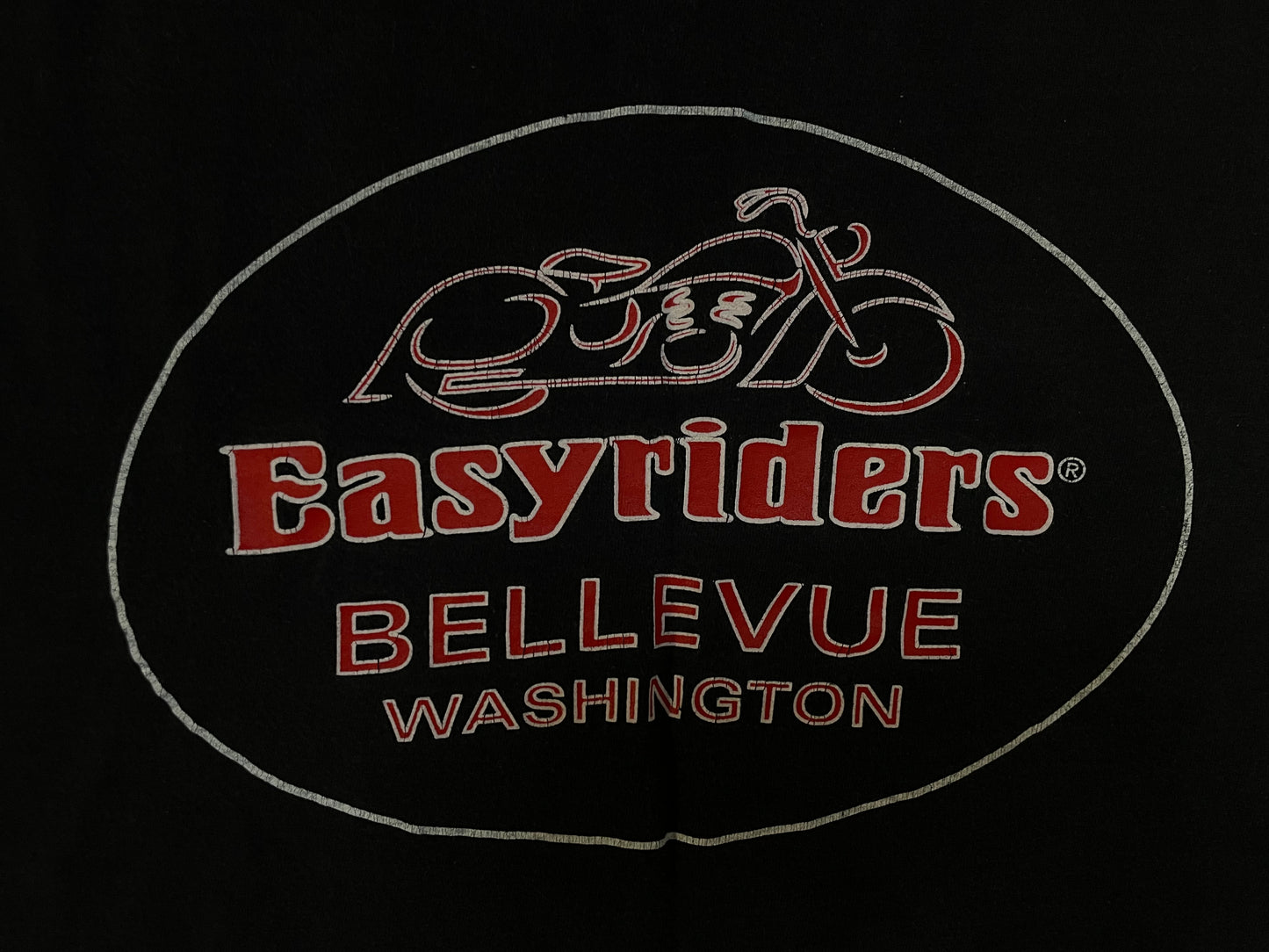 Vintage 1990s Easyriders longsleeve skull cross tee