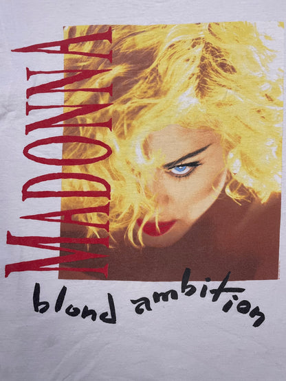 Vintage 1990s Madonna Blond Ambition world tour tee
