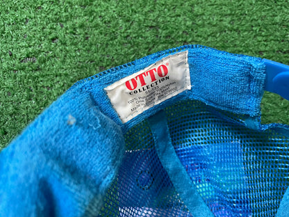 Truckee Bike Park blue and white mesh hat