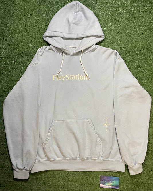 Cactus Jack X PlayStation blue hoodie