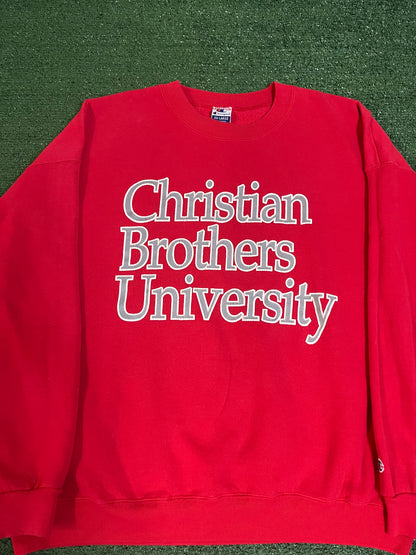 Vintage 1990s Christian brothers university crewneck