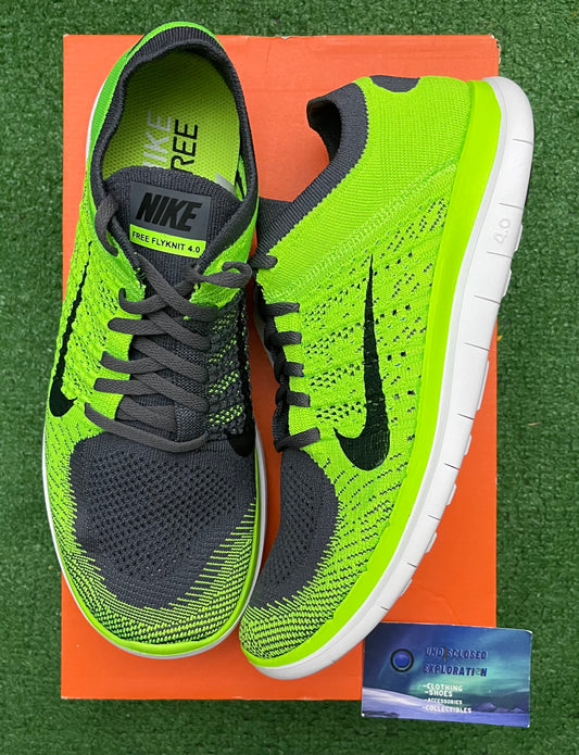 Nike Free Flyknit 4.0 Electric Green