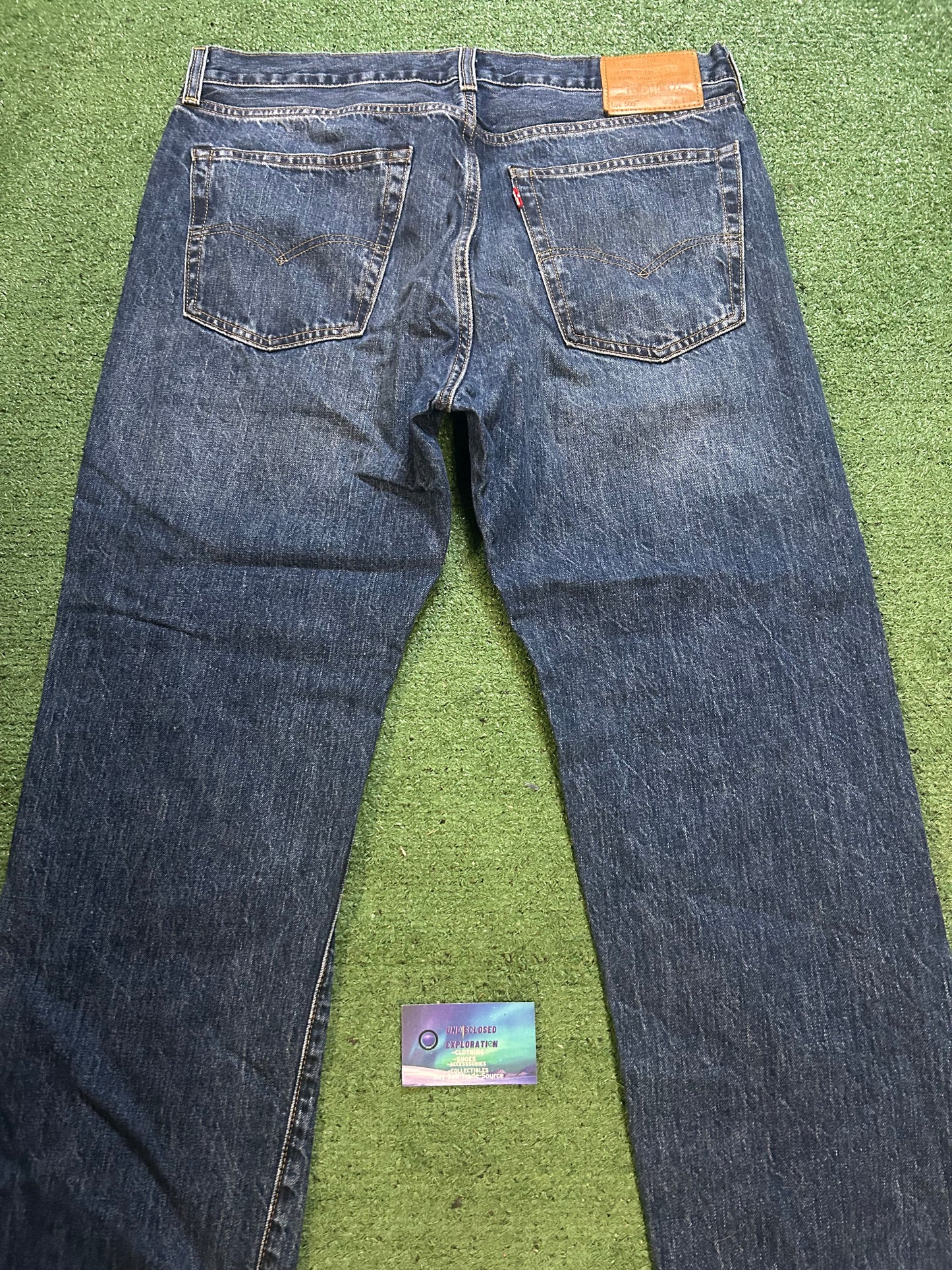 Levi 505 premium dark wash jeans