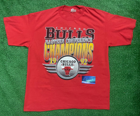 Vintage 1992 Bulls Eastern Conference Champs Shirt