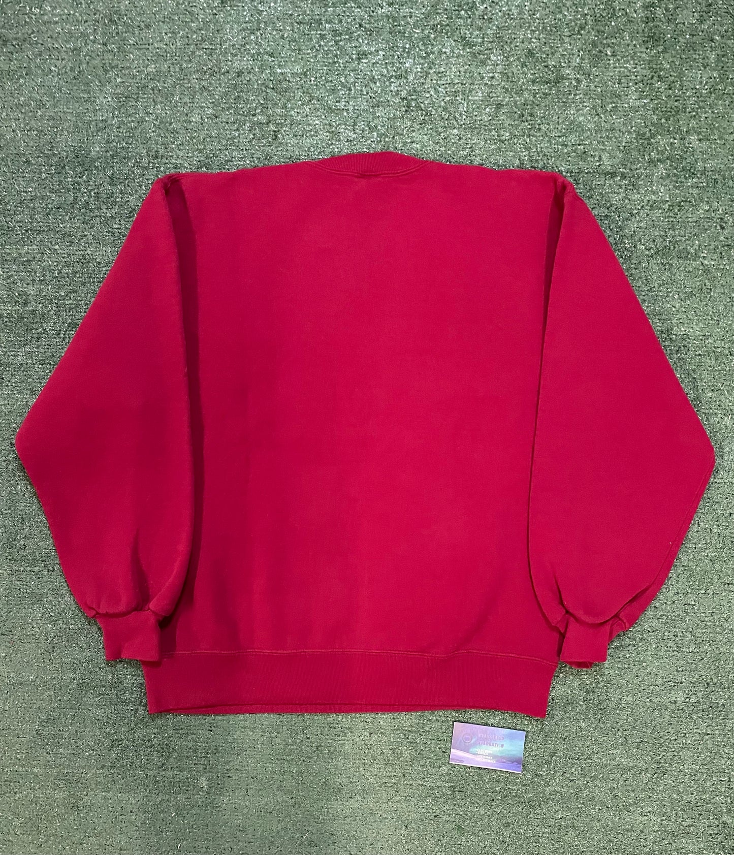 Vintage 1990s WSU Washington state university red and grey embroidered crewneck