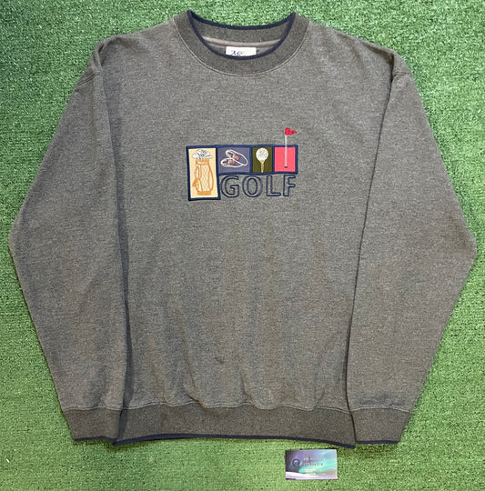 Vintage 1990s Golf embroidered crewneck