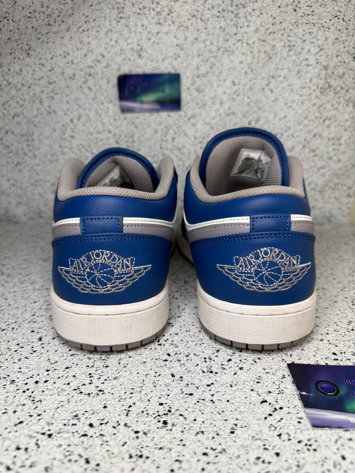 Jordan 1 Low True Blue 12 Men/13.5 Women “Preowned”
