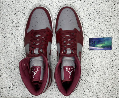 Jordan 1 Mid Cherrywood Red