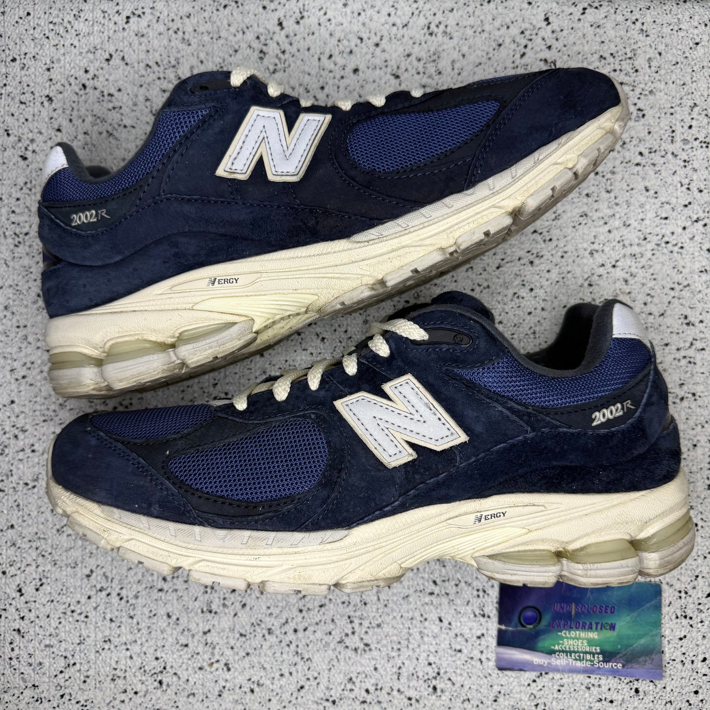 New Balance 2002r Navy Grey 10.5 Men “Preowned”