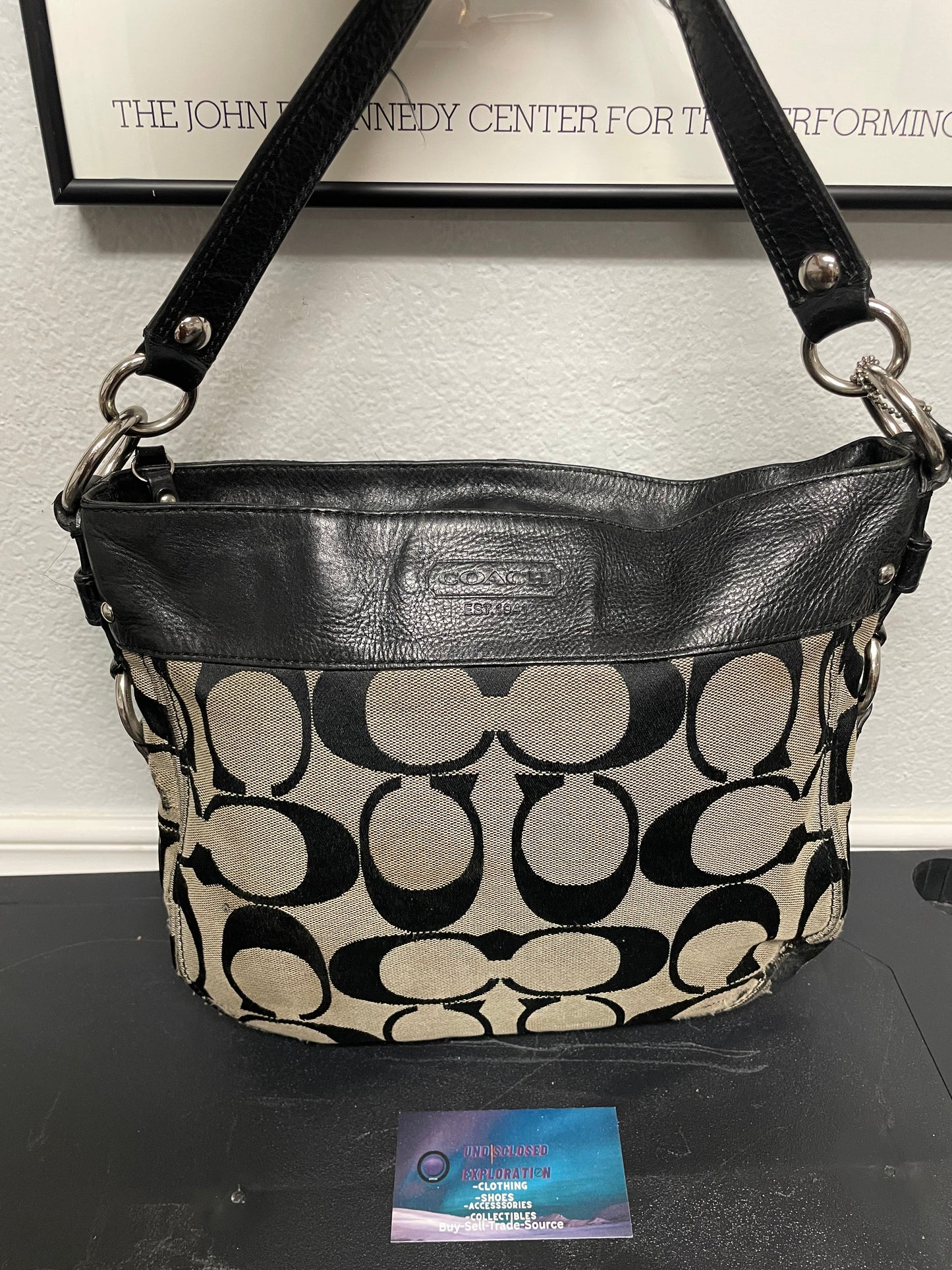 Vintage COACH Zoe hobo handbag