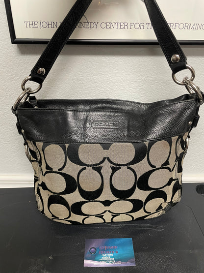 Vintage COACH Zoe hobo handbag