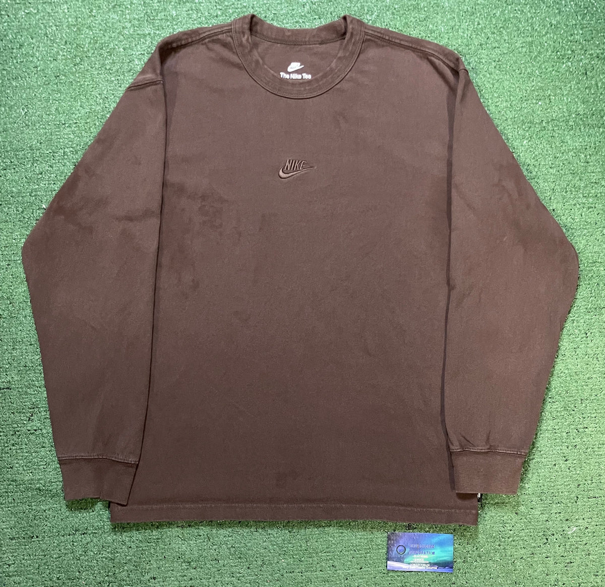 Nike brown embroidered longsleeve