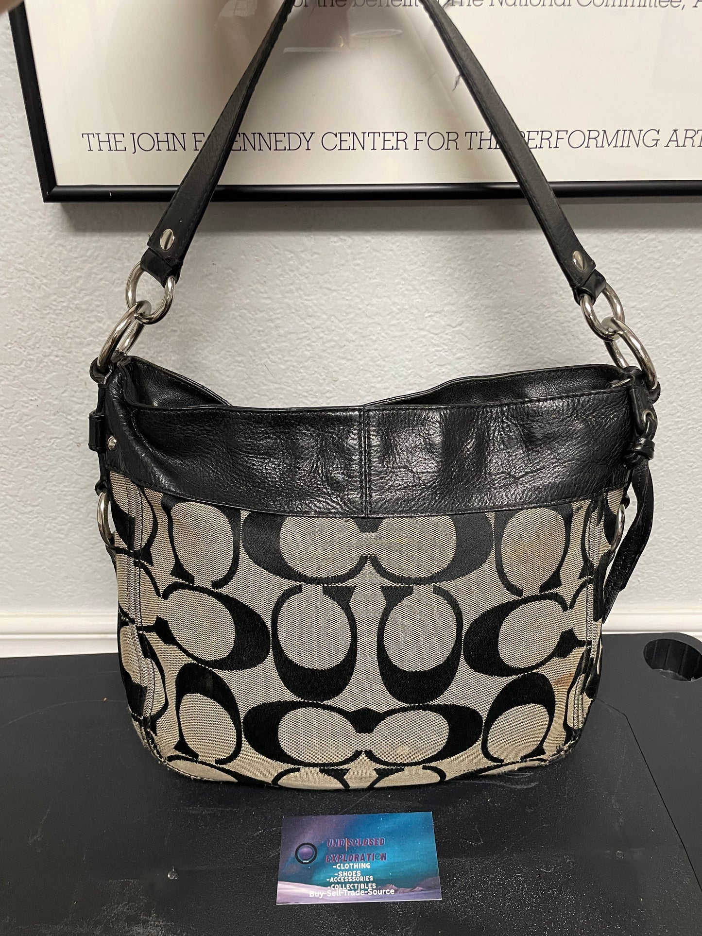 Vintage COACH Zoe hobo handbag