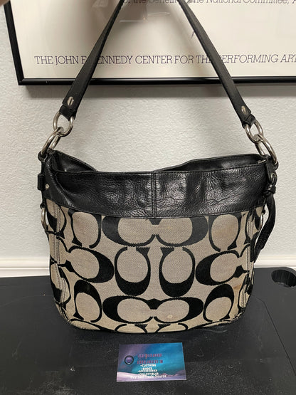 Vintage COACH Zoe hobo handbag