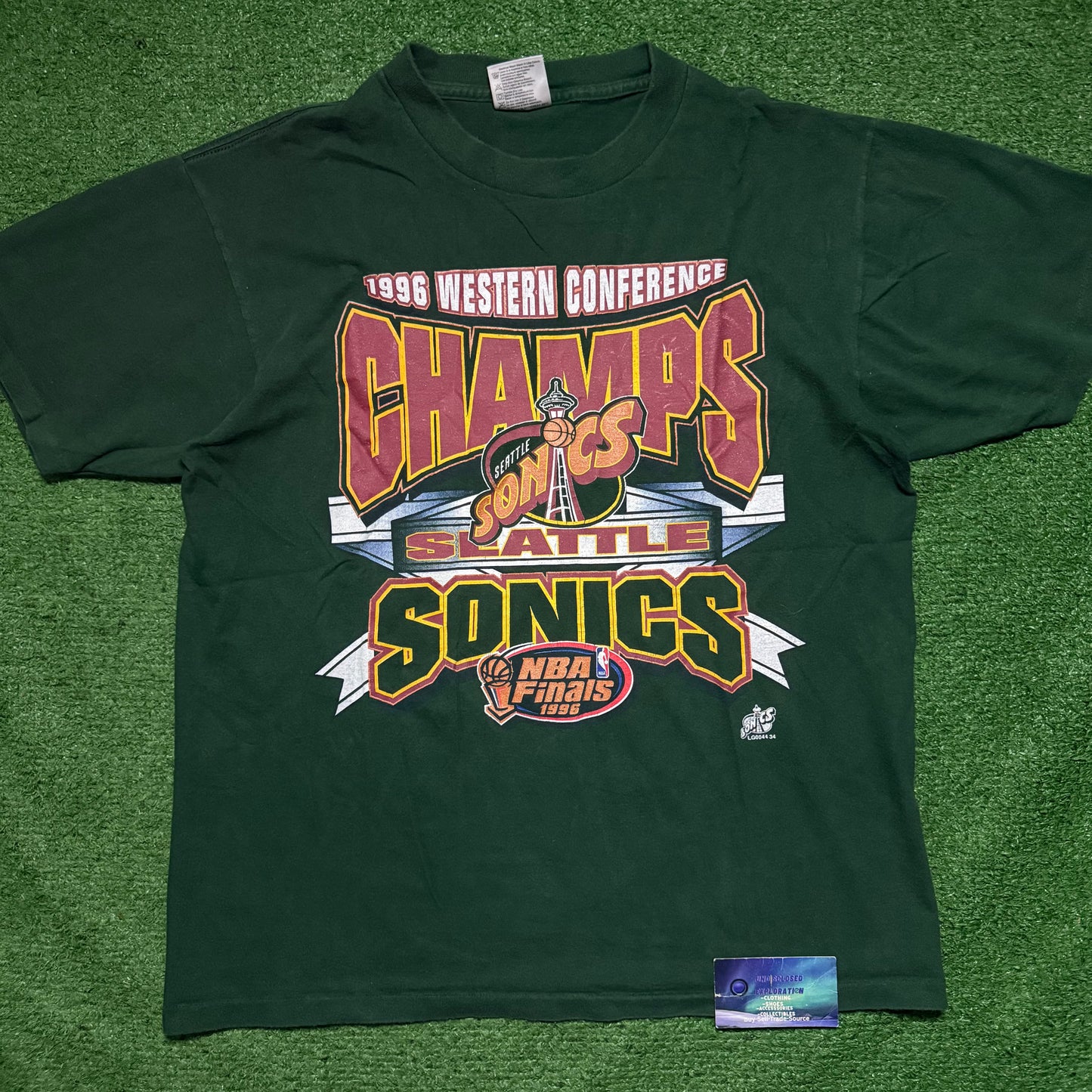 Vintage Seattle Supersonifs 1996 Finals Shirt