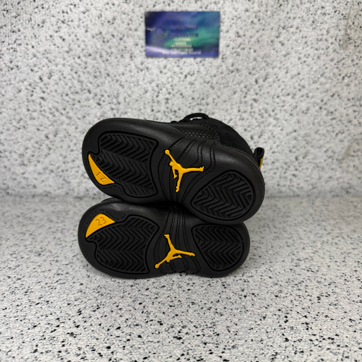 Jordan 12 Black Taxi Toddler 4 C “Preowned”