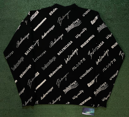 Balenciaga logomania crewneck