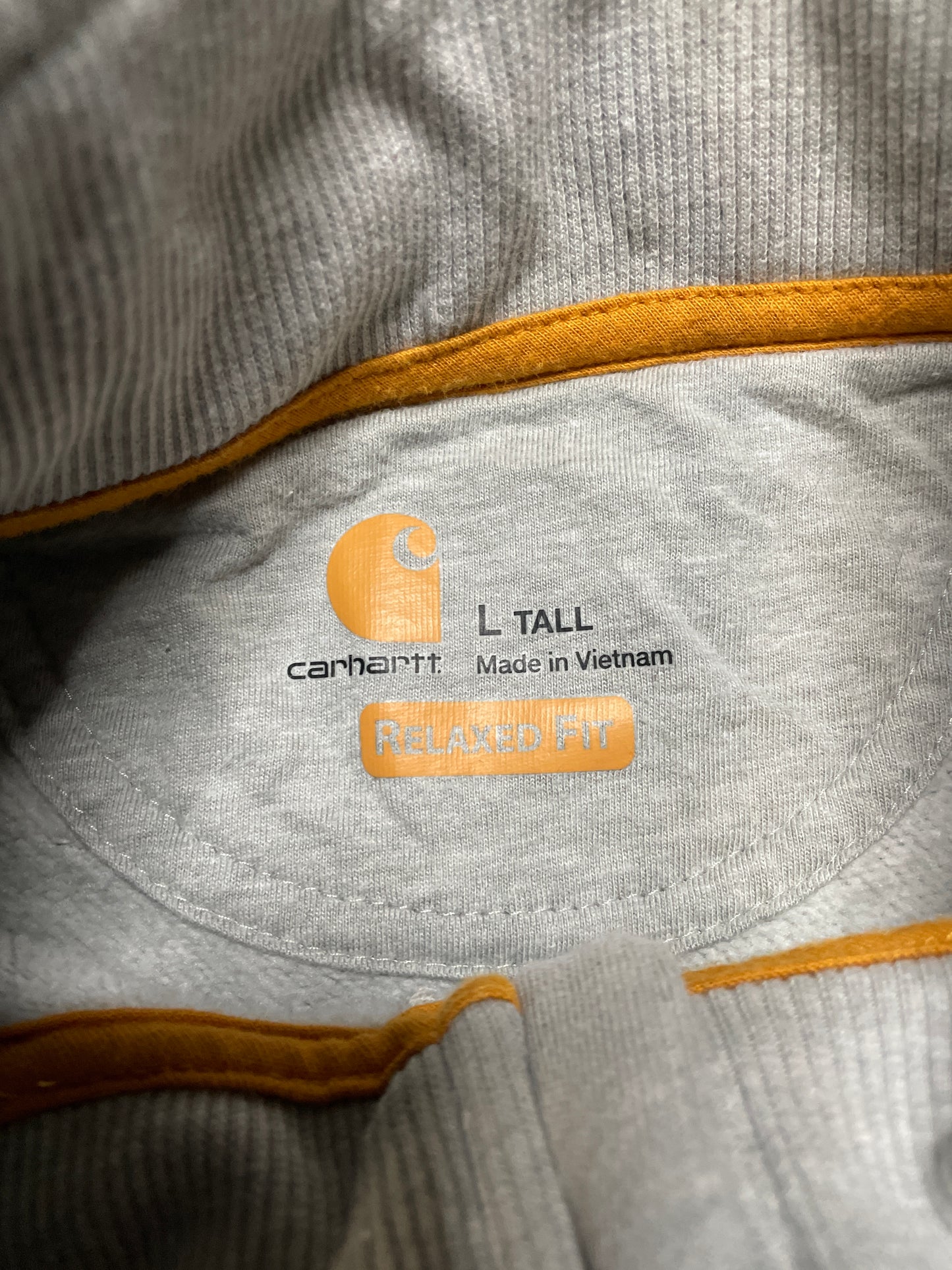Carhartt grey Quarter Zip