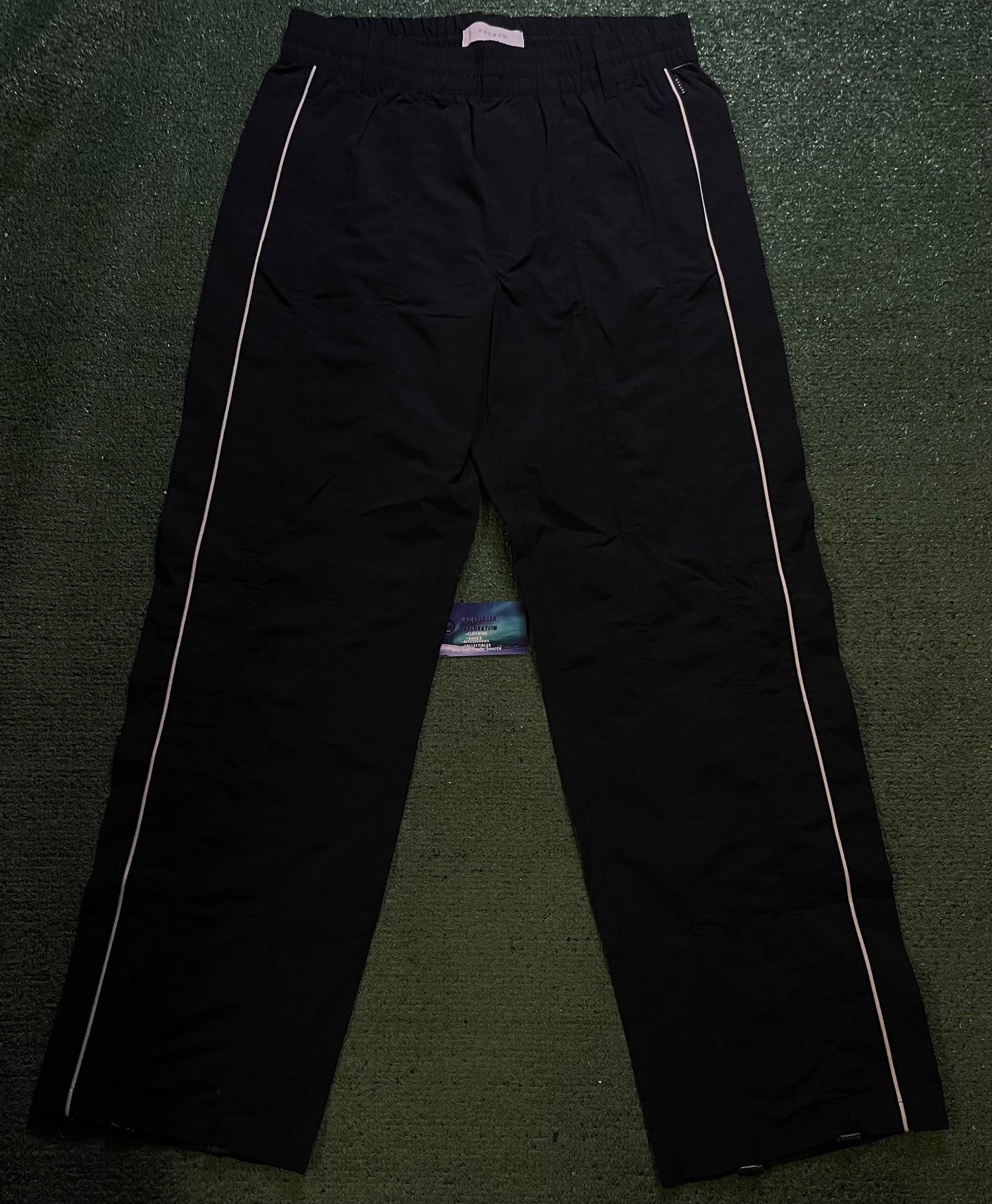 Pacsun black and white track pants